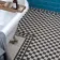 Churchill Snow & Midnight Black and White Matt Mosaic Corner Tiles