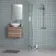 Craquelure Gloss Steel Grey Metro Wall Tiles