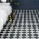 Canterbury Victorian Black & White Matt Marble Patterned Tiles