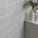 Linear Light Grey Gloss Brick Shape Wall Tiles 300x100