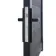 LuxeLine® Black Garden Gate 750x900mm - Standard Handle
