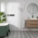 Trepanel Aqua Luxe® Carrara Soft Marble Effect Embossed Satin SPC Wall Panel 4 Pack (Covers 2.80 SQM)