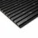 Trepanel Design® Black Marble Effect on Black Felt Acoustic Wood Slat Panels