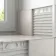 12mm White Square Edge Plastic Trim