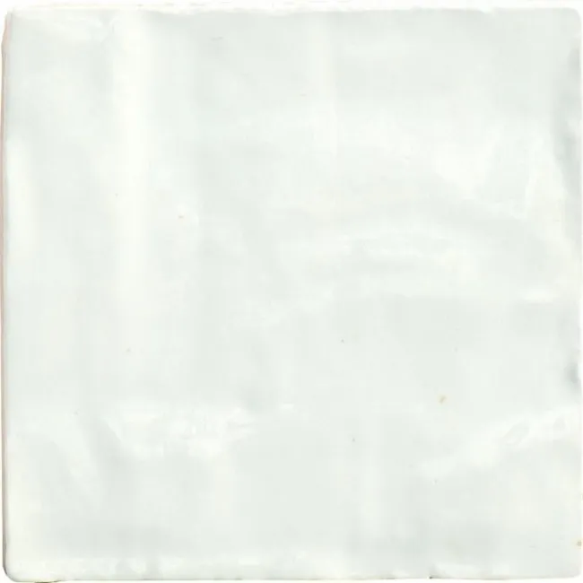 Zellige Mini White Square Gloss Rustic Wall Tiles