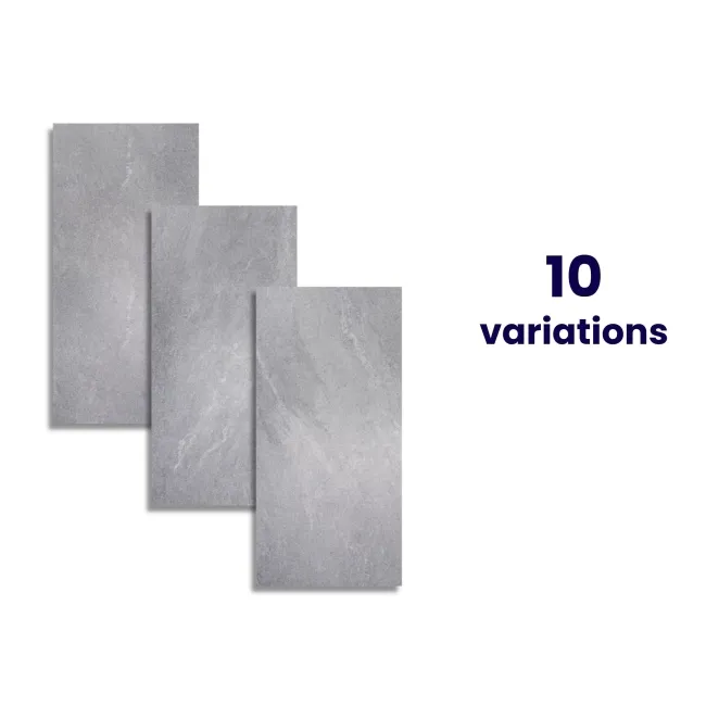 Hadlow Anthracite Matt Slate Effect Wall And Floor Tiles