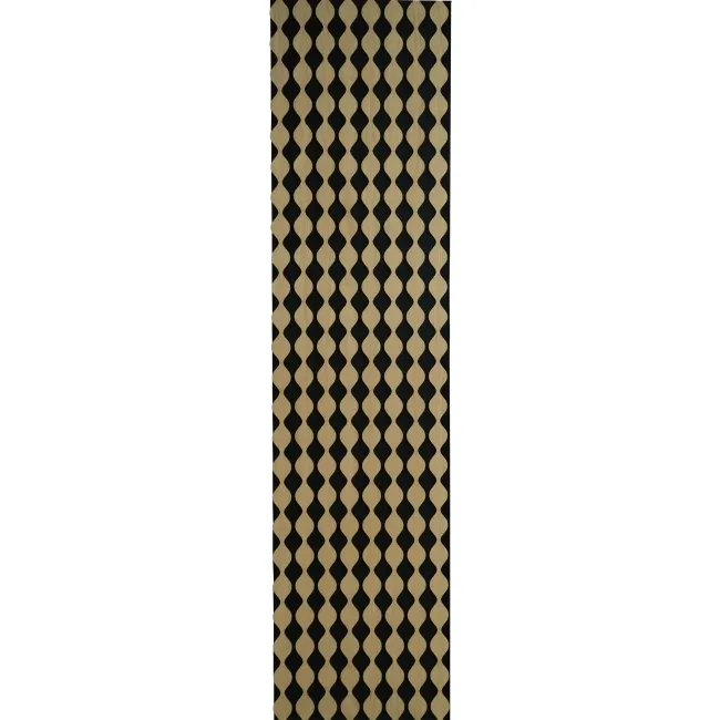 Trepanel® Oak Sculpted Black Matt Acoustic Wood Slat Wall Panels