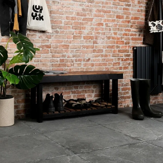 Witton Dark Grey Stone Effect Wall and Floor Tiles