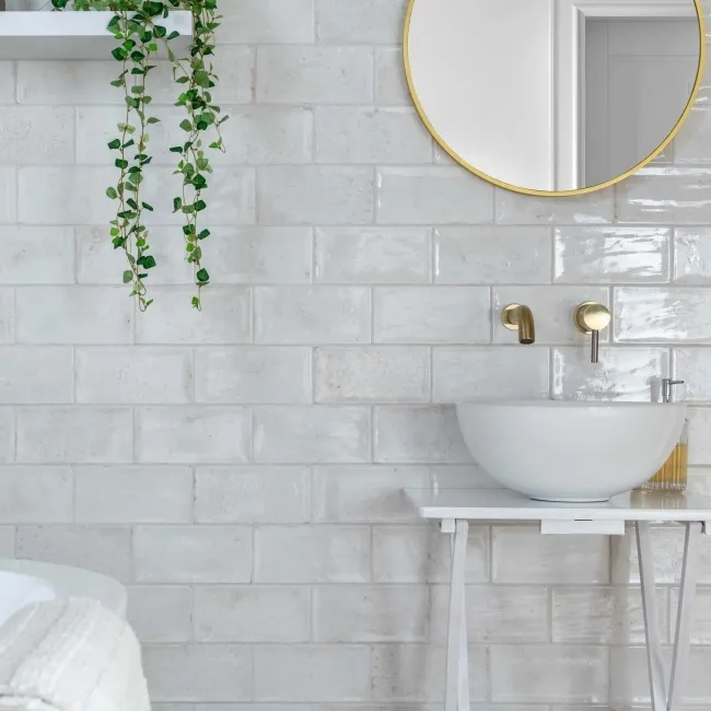 Farringdon White Gloss Metro Wall Tiles
