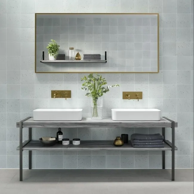 Dollymixx Light Blue Terrazzo Effect Wall Tiles