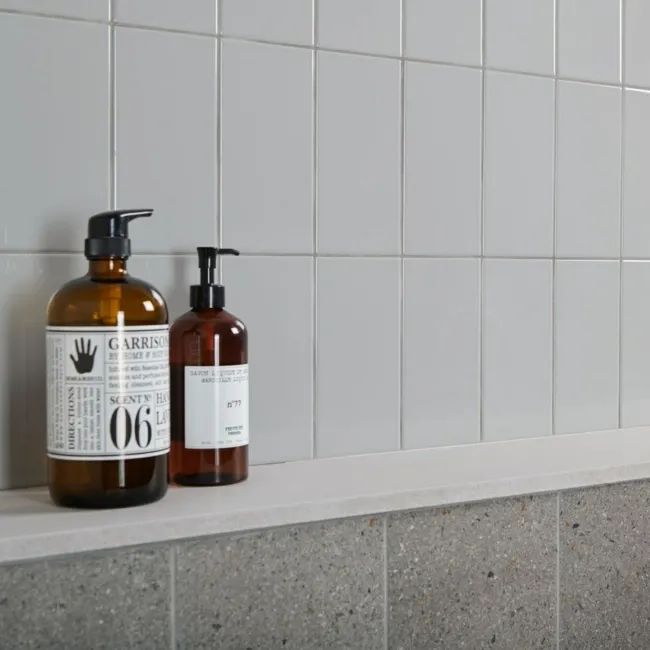 Dollymixx Patina Dark Grey Matt Terrazzo Wall and Floor Tiles