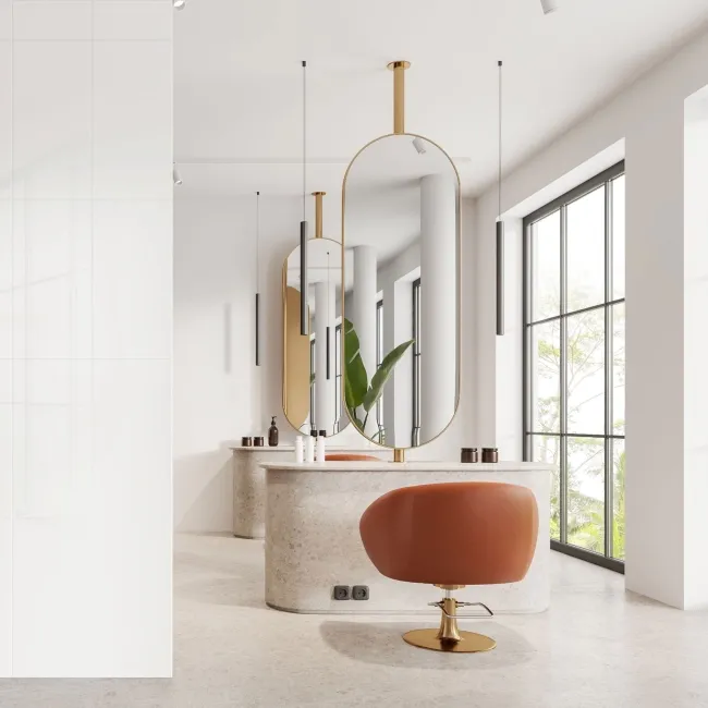 Halo Gloss Flat White Rectified Ceramic Wall Tiles