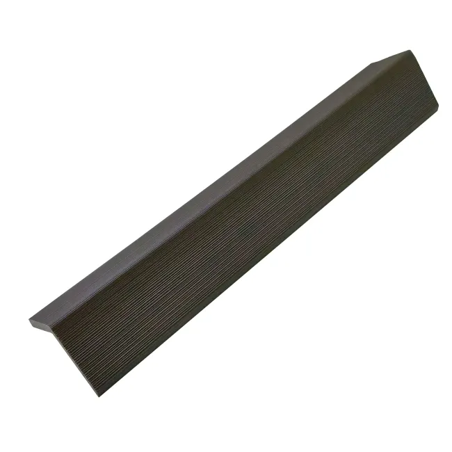 LuxeLine® Walnut Textured Composite Cladding Edging Corner Trim - 2500mm