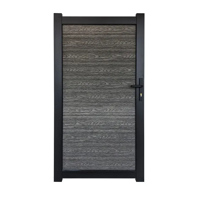 LuxeLine® Grey Garden Gate 1730x900mm - Standard Handle