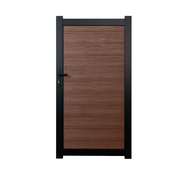 LuxeLine® Teak Garden Gate 1730x900mm - Standard Handle