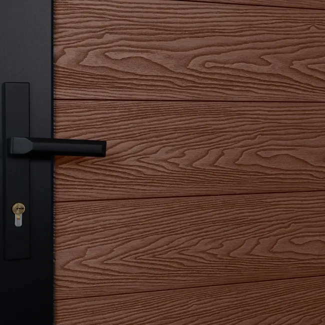 LuxeLine® Teak Garden Gate 1730x900mm - Standard Handle