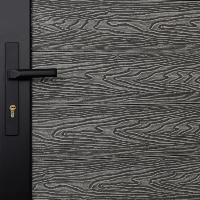 LuxeLine® Grey Garden Gate 1730x900mm - Standard Handle