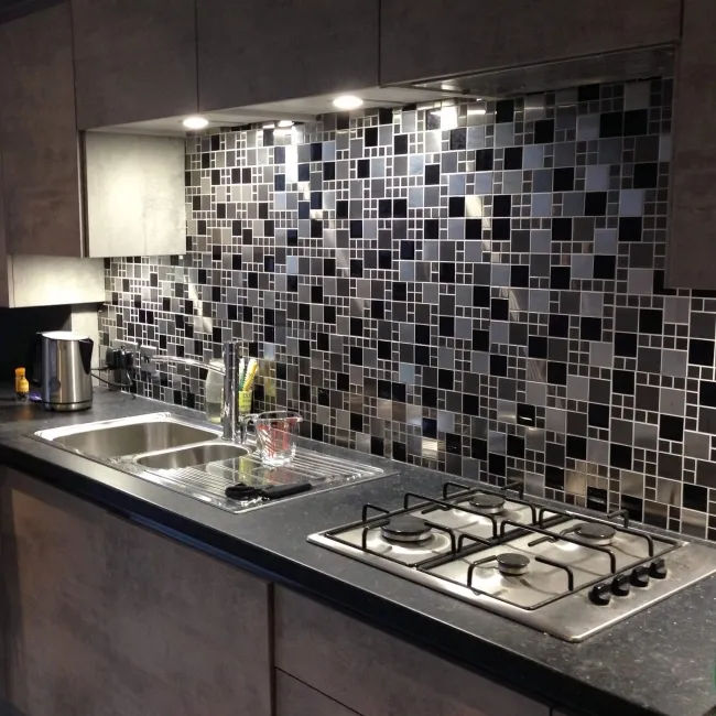 Moonlight Grey Mix Mosaic Wall Tiles