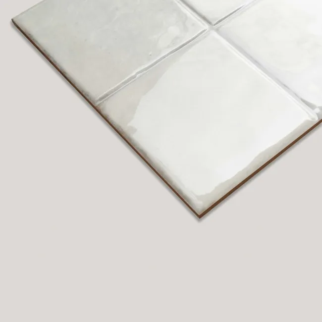 Veneto White Gloss Rustic Bumpy Wall Tiles