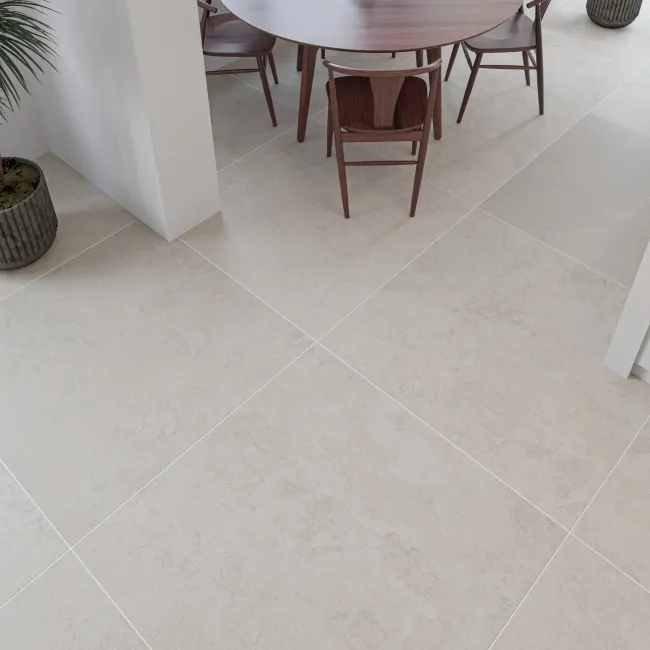 Vesta Cream Matt Travertine Effect Wall and Floor Tiles