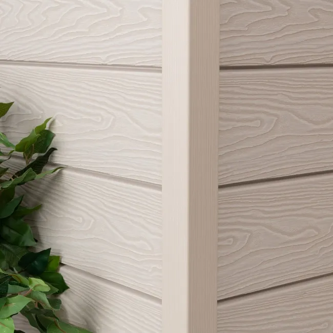 LuxeLine® Beige Textured Composite Cladding Edging Corner Trim - 2500mm