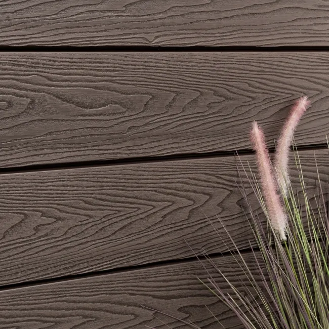 LuxeLine® Walnut Embossed Shiplap Composite Wall Cladding - 2900mm