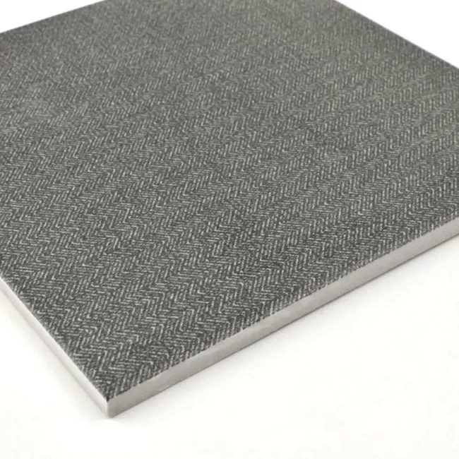 Texxtile Ashen Grey Matt Patterned Wall and Floor Tiles