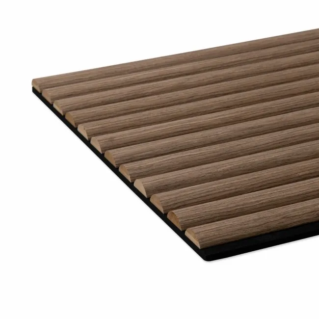 Trepanel Design® Smoked Oak Curve Acoustic Wood Wall Panels