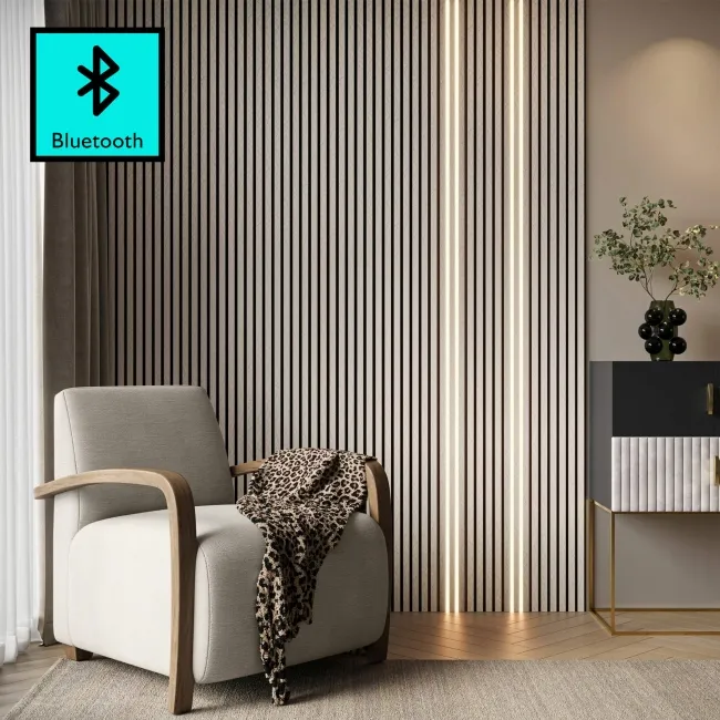 Trepanel Bright® Wall Panel Wifi LED Strip Lights 2.4m Pack of 4