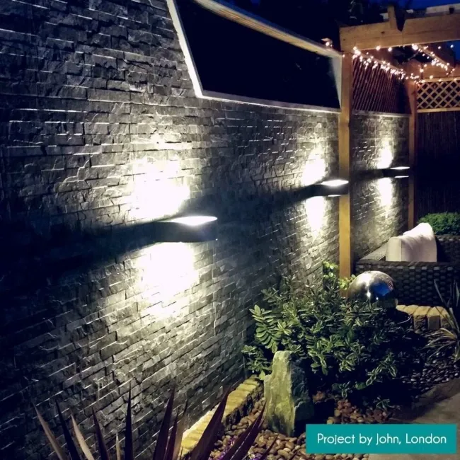 Vesuvius Charcoal Split Face Effect Tiles