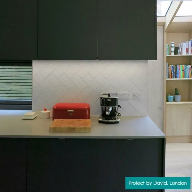 Flat Ceramic Chalk Farm Matt White Metro Tiles