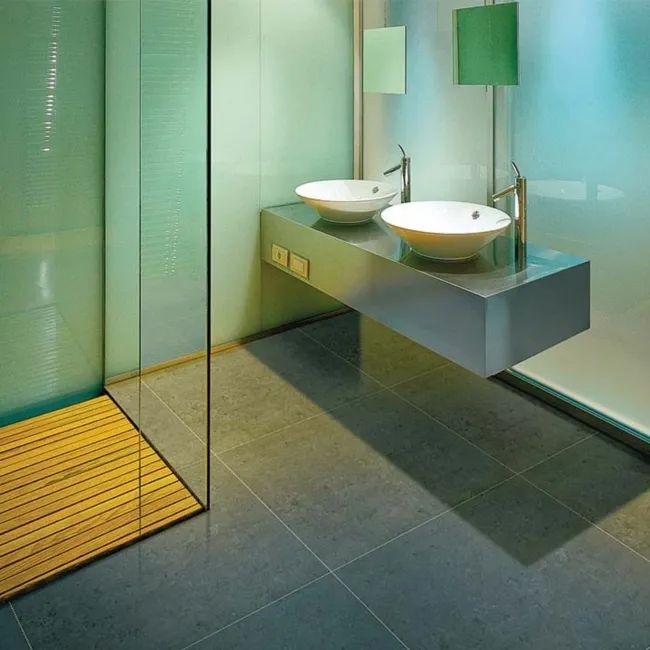Lounge Matt Dark Grey Stone Effect 300x600 Floor Tiles