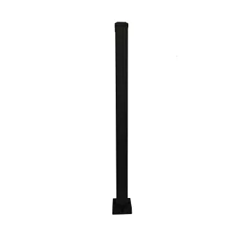 LuxeLine® Single Aluminium Fence Post (Pedestal Mounted) 90cm