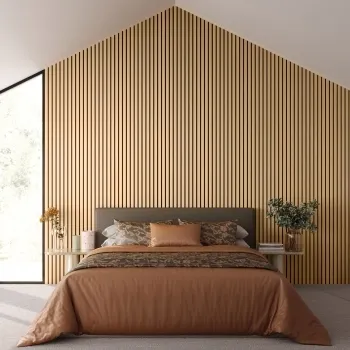 Trepanel XL® 3m Oak Acoustic Wood Standard Slat Panels