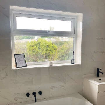 Raffinato White Gloss Carrara Marble Effect Ceramic Wall Tiles