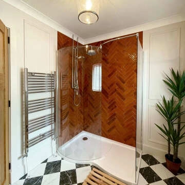 Hope Ochre Wall Gloss Orange Brick Tiles