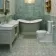 Helix Sage Green Matt Patterned Wall and Floor Tiles