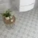 Blossom Cross Blue Matt Pattern Wall and Floor Tiles