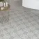 Blossom Cross Blue Matt Pattern Wall and Floor Tiles