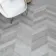 Bonsai Chevron Smoky Grey Wood Effect Porcelain Wall and For Tiles