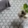 Kendal Hexagon Black Satin Pattern Wall and Floor Tiles