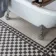Churchill Snow & Midnight Black and White Matt Mosaic Corner Tiles