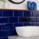 Manor House Blue Gloss Ceramic Metro Wall Tiles