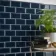 Bond Street Gloss Blue Mini Flat Metro Tiles