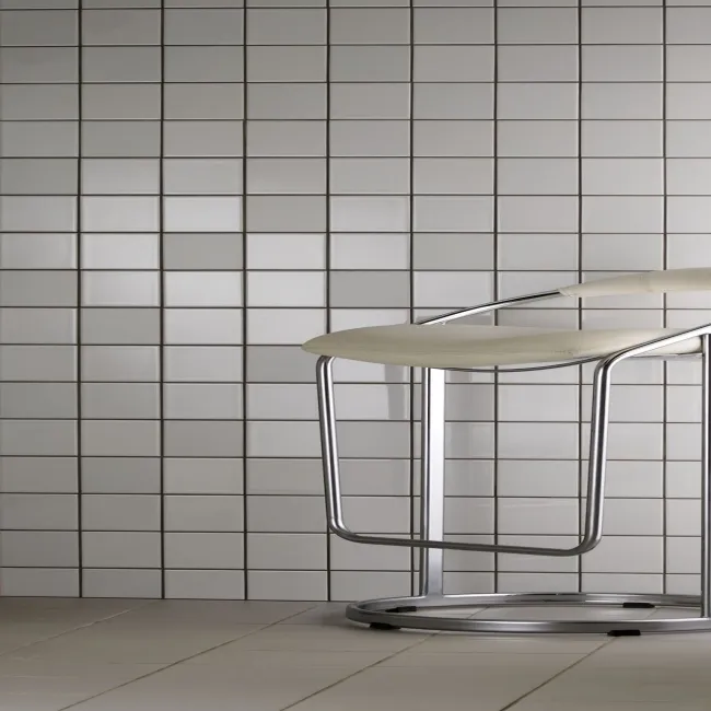 Prismatics Grey Gloss Ceramic Wall Tiles