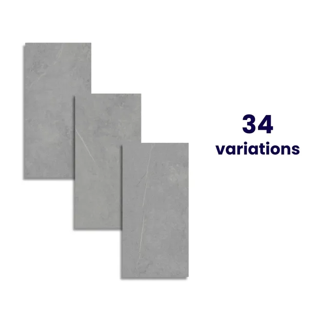 Driftstone Matt Grey Stone Effect Wall and Floor Tiles