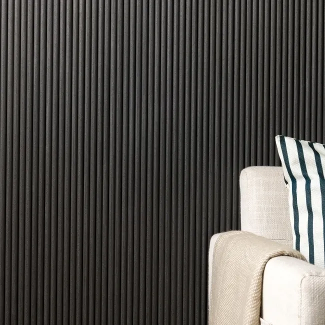 Trepanel Flex® Noir Black Flexible Wood Panels 2400x300