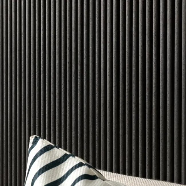 Trepanel Flex® Noir Black Flexible Wood Panels 2400x300