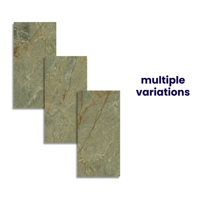 Cora Green Matt Porcelain Tiles 1200x600