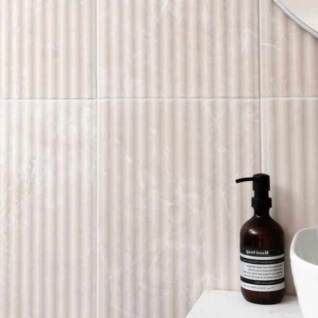 Clovelly White Decor Marble Effect Matt Wall Tiles